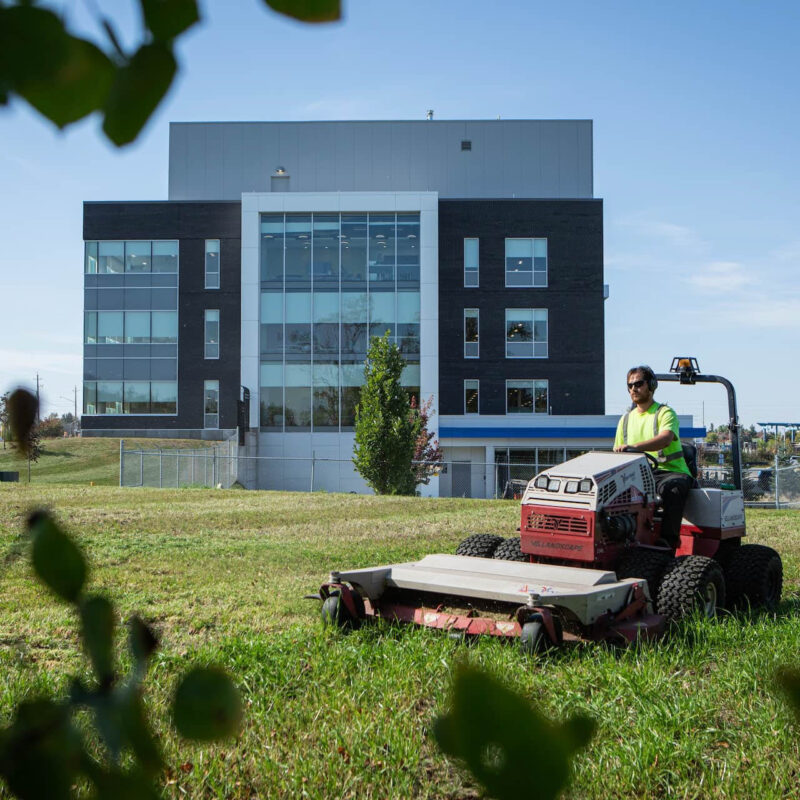 Ottawa commercial summer grass cutting and grounds maintenance by VS Landscape