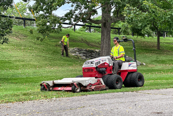 commercial lawn mowing by VS Landscape Group