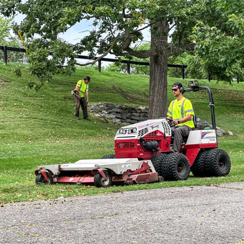 commercial lawn mowing by VS Landscape Group