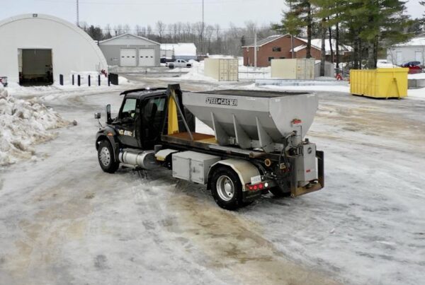 Commercial Salting Ottawa VS Landscape Group Winter Parking Lot Maintenance