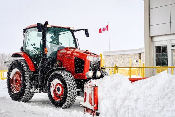 Snow Removal Hospital Ottawa Winter Maintenance Contractor VS Landscape Group performed in Brockville
