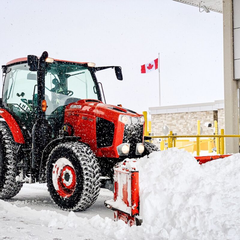 Snow Removal Hospital Ottawa Winter Maintenance Contractor VS Landscape Group performed in Brockville